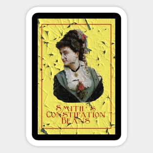 Constipation Beans Sticker